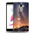 Дизайнерский пластиковый чехол для LG G4 Stylus горы