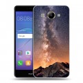 Дизайнерский пластиковый чехол для Huawei Y3 (2017) горы