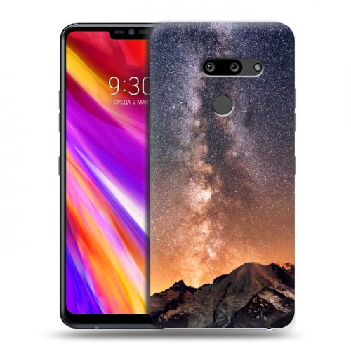 Дизайнерский пластиковый чехол для LG G8 ThinQ горы