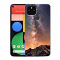 Дизайнерский пластиковый чехол для Google Pixel 5 горы