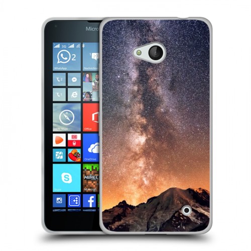 Дизайнерский пластиковый чехол для Microsoft Lumia 640 горы