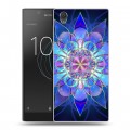 Дизайнерский пластиковый чехол для Sony Xperia L1 Абстракции Фрактал