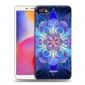 Дизайнерский пластиковый чехол для Xiaomi RedMi 6A Абстракции Фрактал