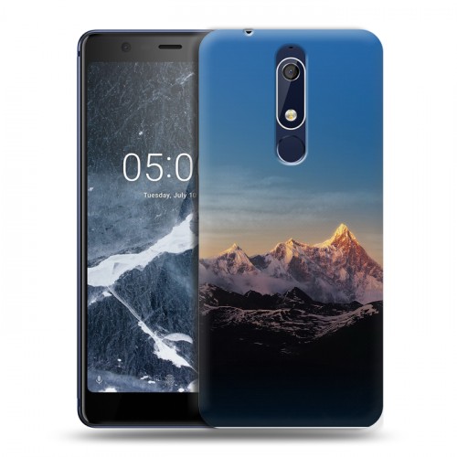 Дизайнерский пластиковый чехол для Nokia 5.1 горы