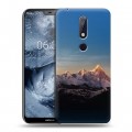 Дизайнерский силиконовый чехол для Nokia 6.1 Plus горы