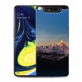 Дизайнерский пластиковый чехол для Samsung Galaxy A80 горы