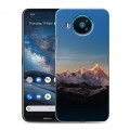 Дизайнерский силиконовый чехол для Nokia 8.3 горы