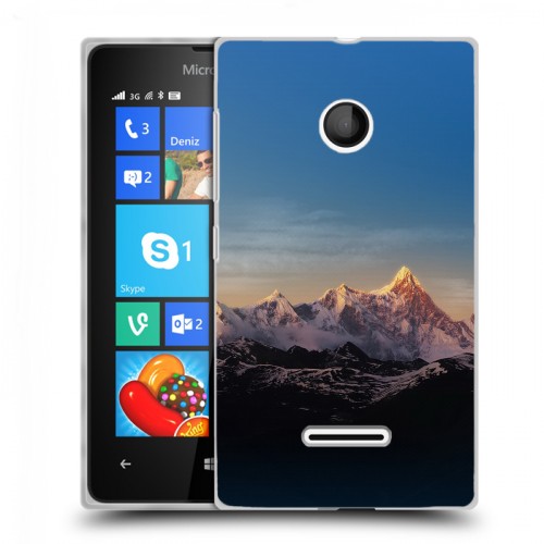 Дизайнерский пластиковый чехол для Microsoft Lumia 435 горы