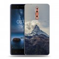 Дизайнерский пластиковый чехол для Nokia 8 горы