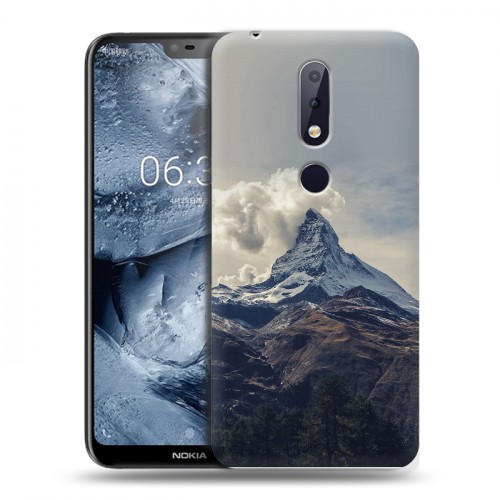 Дизайнерский пластиковый чехол для Nokia 6.1 Plus горы