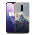 Дизайнерский пластиковый чехол для OnePlus 7 горы