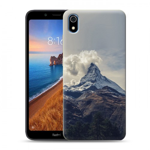 Дизайнерский силиконовый чехол для Xiaomi RedMi 7A горы