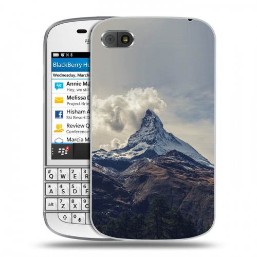 Дизайнерский пластиковый чехол для BlackBerry Q10 горы