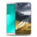 Дизайнерский пластиковый чехол для OPPO A83 горы