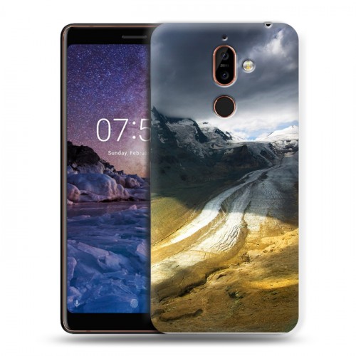 Дизайнерский пластиковый чехол для Nokia 7 Plus горы