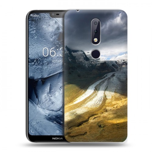 Дизайнерский силиконовый чехол для Nokia 6.1 Plus горы