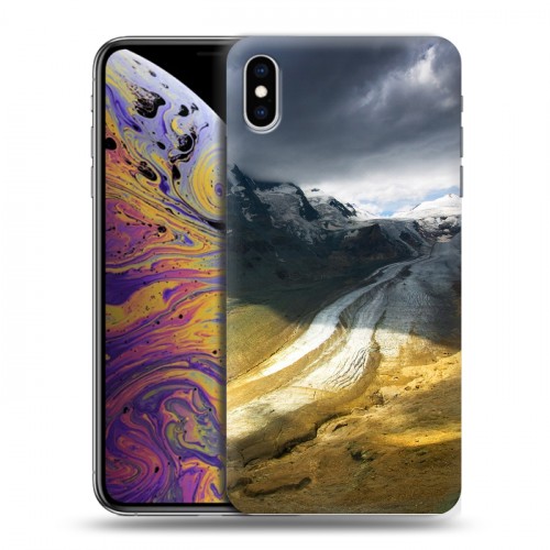 Дизайнерский силиконовый чехол для Iphone Xs Max горы