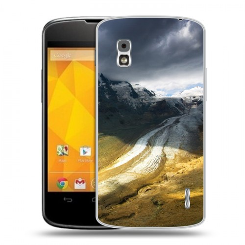 Дизайнерский пластиковый чехол для LG Google Nexus 4 горы