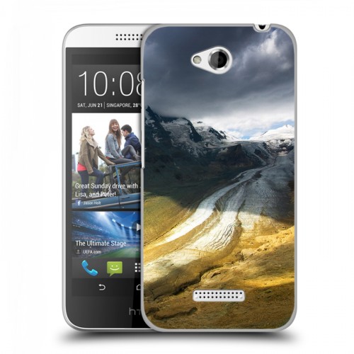 Дизайнерский силиконовый чехол для HTC Desire 616 горы