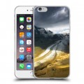 Дизайнерский силиконовый чехол для Iphone 6 Plus/6s Plus горы