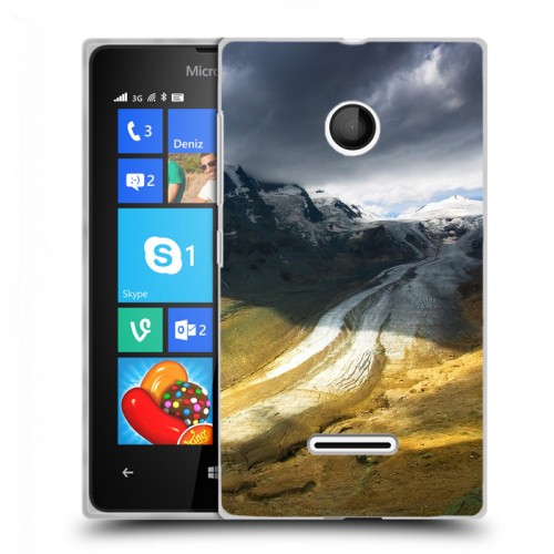 Дизайнерский пластиковый чехол для Microsoft Lumia 435 горы