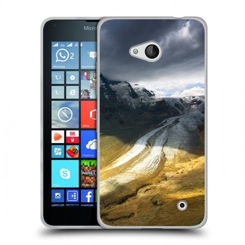 Дизайнерский пластиковый чехол для Microsoft Lumia 640 горы