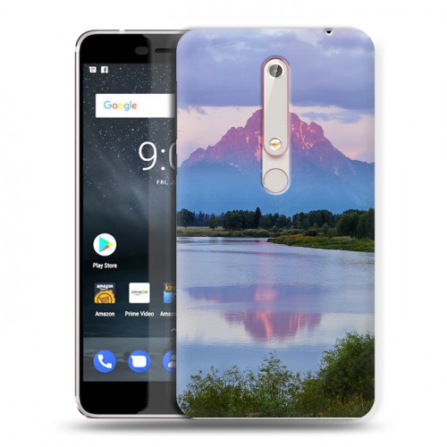 Дизайнерский пластиковый чехол для Nokia 6 (2018) озеро