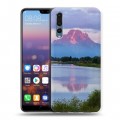 Дизайнерский силиконовый с усиленными углами чехол для Huawei P20 Pro озеро