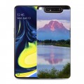 Дизайнерский пластиковый чехол для Samsung Galaxy A80 озеро