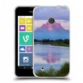 Дизайнерский пластиковый чехол для Nokia Lumia 530 озеро