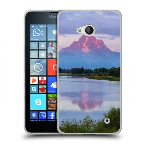 Дизайнерский пластиковый чехол для Microsoft Lumia 640 озеро