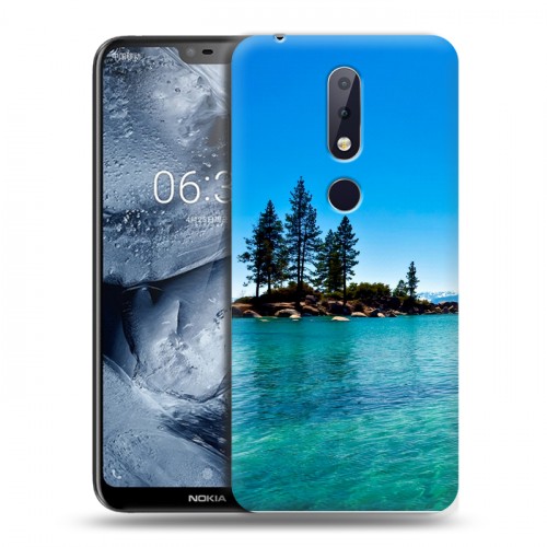 Дизайнерский силиконовый чехол для Nokia 6.1 Plus озеро