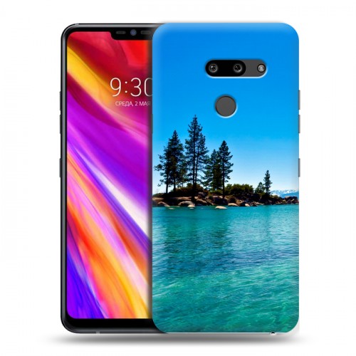 Дизайнерский пластиковый чехол для LG G8 ThinQ озеро