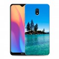 Дизайнерский силиконовый с усиленными углами чехол для Xiaomi RedMi 8A озеро