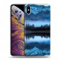 Дизайнерский силиконовый чехол для Iphone Xs Max озеро