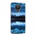Дизайнерский силиконовый с усиленными углами чехол для Nokia 1.4 озеро