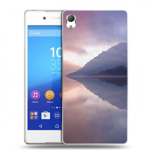 Дизайнерский пластиковый чехол для Sony Xperia Z3+ озеро