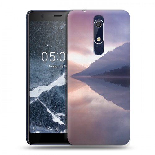 Дизайнерский пластиковый чехол для Nokia 5.1 озеро