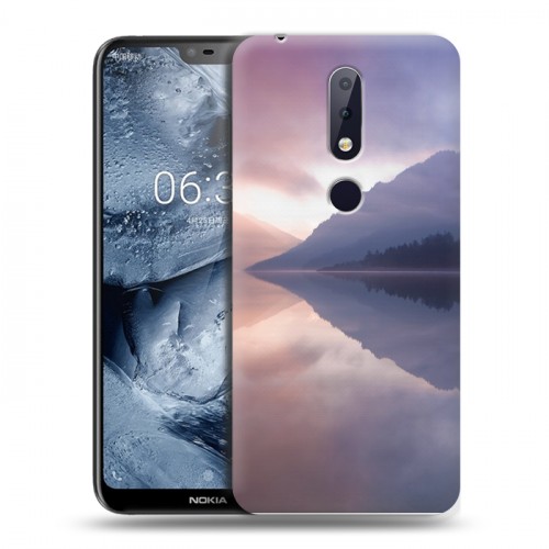 Дизайнерский силиконовый чехол для Nokia 6.1 Plus озеро