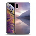 Дизайнерский силиконовый чехол для Iphone Xs Max озеро