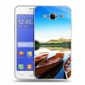 Дизайнерский силиконовый чехол для Samsung Galaxy J7 озеро