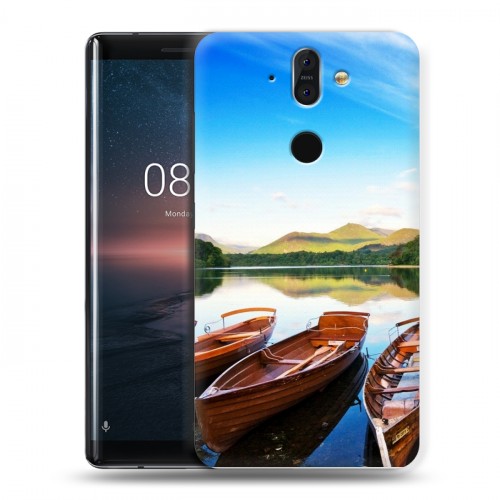 Дизайнерский пластиковый чехол для Nokia 8 Sirocco озеро