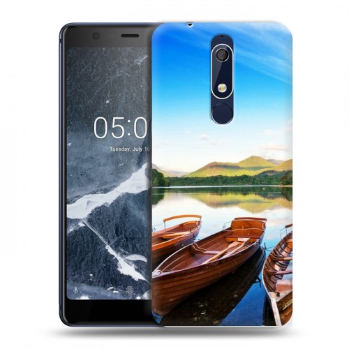 Дизайнерский пластиковый чехол для Nokia 5.1 озеро