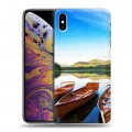 Дизайнерский силиконовый чехол для Iphone Xs Max озеро