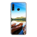 Дизайнерский силиконовый с усиленными углами чехол для Huawei P30 Lite озеро