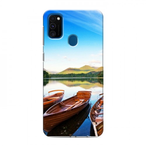 Дизайнерский силиконовый чехол для Samsung Galaxy M30s озеро