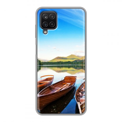 Дизайнерский силиконовый чехол для Samsung Galaxy A12 озеро