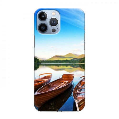Дизайнерский пластиковый чехол для Iphone 13 Pro Max озеро