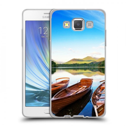 Дизайнерский пластиковый чехол для Samsung Galaxy A5 озеро