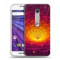 Дизайнерский пластиковый чехол для Lenovo Moto G Абстракции Фрактал